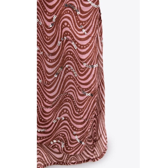 XS LONG BEADED DRESS ZARA - Picture 6 of 8